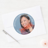 写真カスタム3インチ大型ナースシール ラウンドシール (封筒)