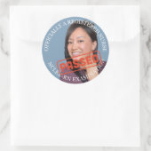 写真カスタム3インチ大型ナースシール ラウンドシール (バッグ)