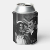 写真カスタム、おもしろいファクトミニマル結婚リスト 缶クーラー (缶裏面)