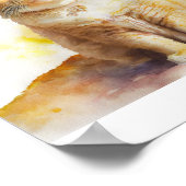 写真カスタムPRINTABLE Wall Artのポートレートペット ポスター (角)