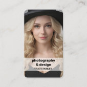 写真カスタムQR 名刺 (正面)