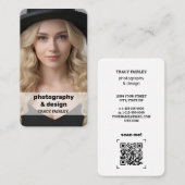 写真カスタムQR 名刺 (正面/裏面)