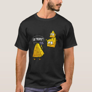写真カッコいいメンズウィメンズチーズフォトグラファー Tシャツ