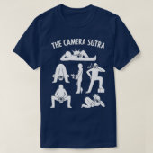 写真カメラポジションフォトグラファー Tシャツ (デザイン正面)