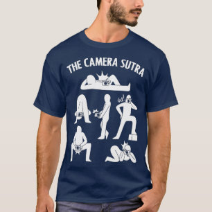 写真カメラポジションフォトグラファー Tシャツ
