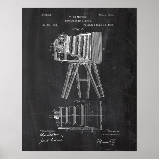 写真カメラ特許 ポスター (正面)