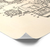 写真カメラ1959パテントアート – オールドペッパー ポスター (角)