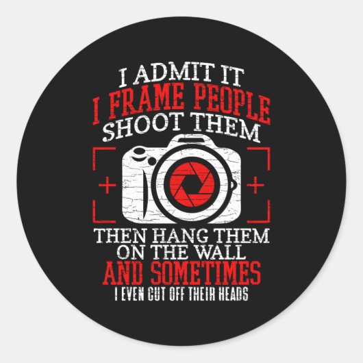 写真カメラ ラウンドシール (正面)