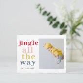 写真カラフルでジャングルを使い続ける ポストカード (スタンド正面)