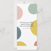 写真カラフルで皆が明るい |ハッピーホリデー (裏面)