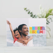 写真カラフルと明メリーるいクリスマス シーズンカード (スタンド正面)