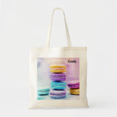 写真カラフルマカロン トートバッグ (正面)