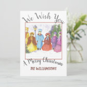 写真カラフル付きクリスマス・カロラーズ シーズンカード (スタンド正面)