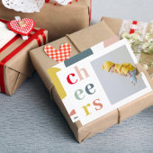 写真カラフル応援 |ハッピーホリデー ポストカード