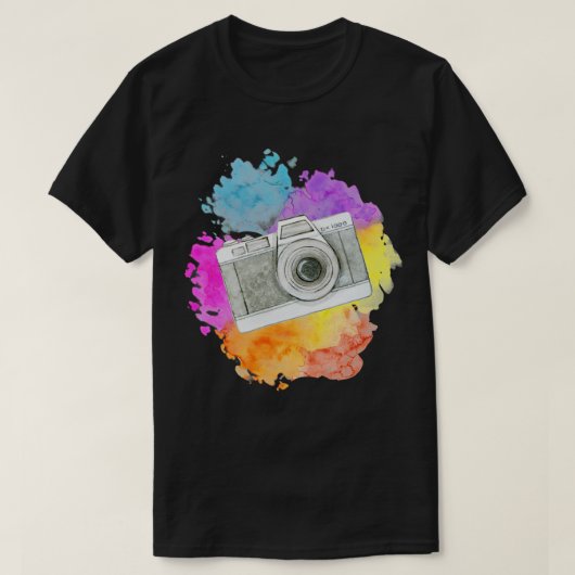 写真カラフル撮影 Tシャツ (デザイン正面)