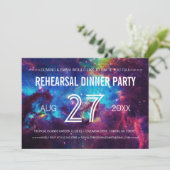 写真カラフル銀河系リハーサルディナー 招待状 (スタンド正面)