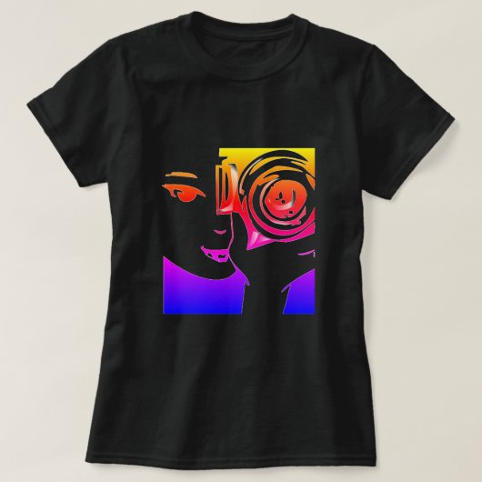 写真カラフルTシャツ Tシャツ (デザイン正面)