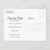 写真カレンダーを保存金ゴールド愛ハート ポストカード (裏面)