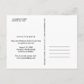 写真カレンダー付きの写真ポストカードを保存 案内ポストカード (裏面)