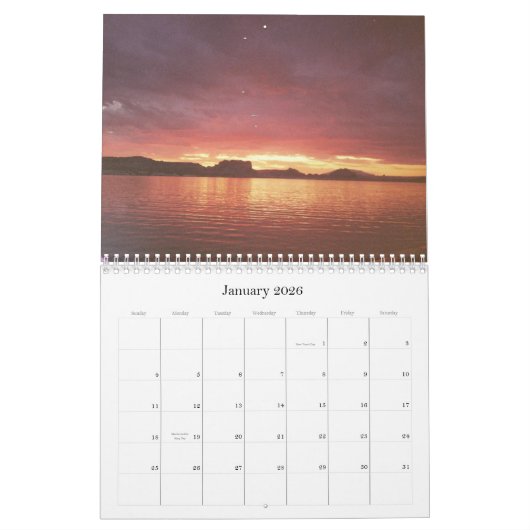 写真カレンダー カレンダー (1月 2026)