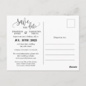 写真カレンダーmarsalaの日付を結婚保存 ポストカード (裏面)