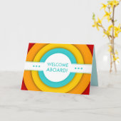 写真カードのレトロの歓迎 カード (黄色い花)