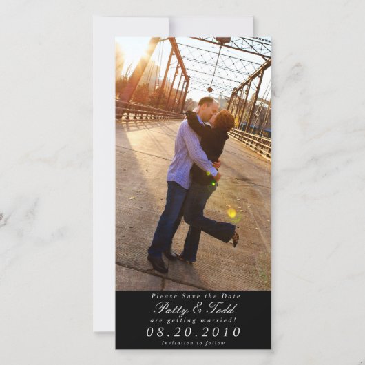 写真カードの日付を保存 セーブザデート (正面)