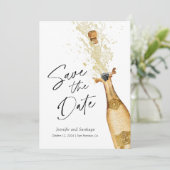 写真カードの日付を保存 招待状 (スタンド正面)