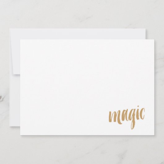 写真カード一種の魔法 (裏面)