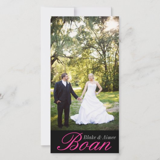 写真カード サンキューカード (正面)