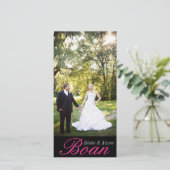 写真カード サンキューカード (スタンド正面)