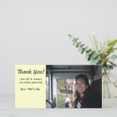 写真カード-郵便配達員ありがとう サンキューカード (スタンド正面)