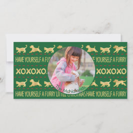 写真カード「Have Yourself Furry Little Christmas」 シーズンカード