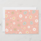 写真ガーリーパーティー野生動物誕生日 招待状 (裏面)