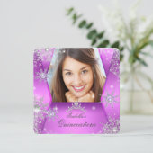 写真キンセアニェラパープルピンクウィンターワンダーランド 招待状 (スタンド正面)