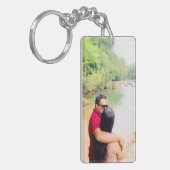 写真キーチェカスタムーン、フォトギフト、キーチェーン キーホルダー (正面左)