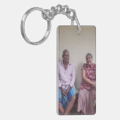 写真キーチェカスタムーン、フォトギフト、キーチェーン キーホルダー (正面左)