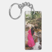 写真キーチェカスタムーン、フォトギフト、キーチェーン キーホルダー (正面左)