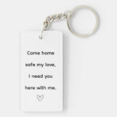 写真キーチェカスタムーン、フォトギフト、キーチェーン キーホルダー (裏面)