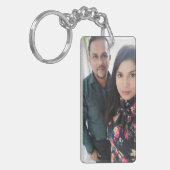 写真キーチェカスタムーン、フォトギフト、キーチェーン キーホルダー (正面左)