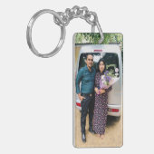 写真キーチェカスタムーン、フォトギフト、キーチェーン キーホルダー (正面左)