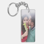 写真キーチェカスタムーン、フォトギフト、キーチェーン キーホルダー (正面左)