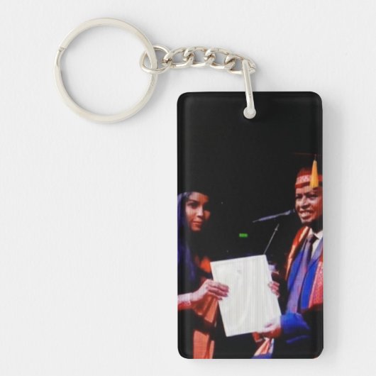 写真キーチェカスタムーン、フォトギフト、キーチェーン キーホルダー (正面)