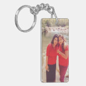 写真キーチェカスタムーン、フォトギフト、キーチェーン キーホルダー (正面左)