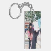 写真キーチェカスタムーン、フォトギフト、キーチェーン キーホルダー (正面左)