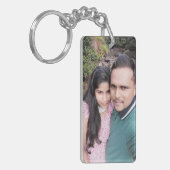 写真キーチェカスタムーン、フォトギフト、キーチェーン キーホルダー (正面左)