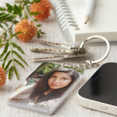 写真キーチェカスタムーン、フォトギフト、キーチェーン キーホルダー (正面右)