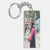 写真キーチェカスタムーン、フォトギフト、キーチェーン キーホルダー (正面左)