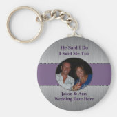 写真キーチェーン結婚式の引き出物 キーホルダー (正面)