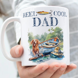 写真ギフトパパ魚釣り誕生日 コーヒーマグカップ